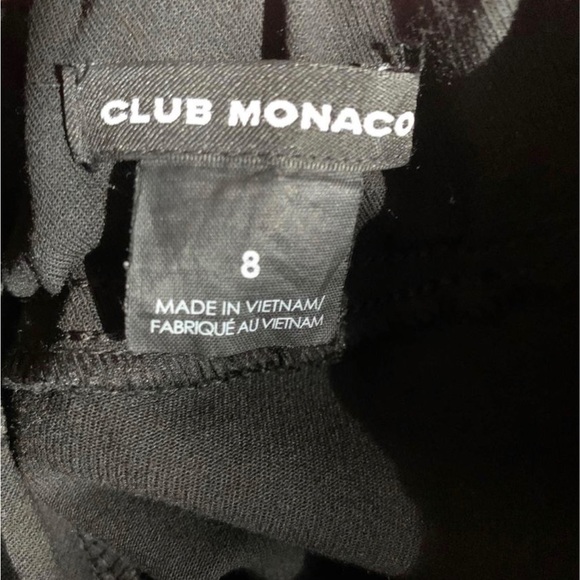 Club Monaco Faux Leather Pants - 8 - Picture 7 of 7